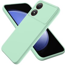 Защитный чехол Deexe Silicone Case для ZTE Blade A34 - Green: фото 1 из 8