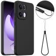 Захисний чохол Deexe Silicone Case with MagSafe для OPPO Reno 13 Pro 5G - Black (376731B)