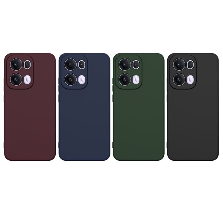 Защитный чехол Deexe Silicone Case with MagSafe для OPPO Reno 13 Pro 5G - Black: фото 4 из 10