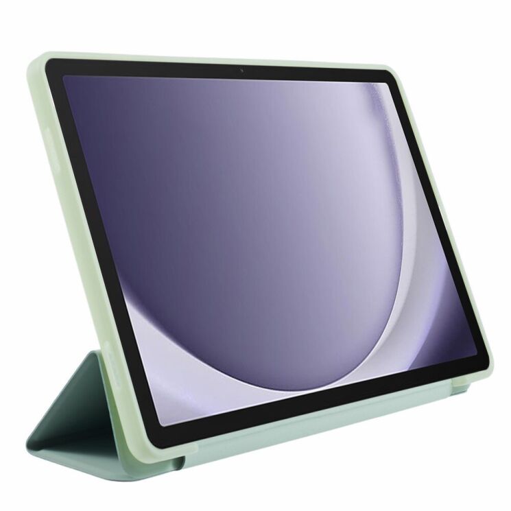 Защитный чехол Deexe Smart Case для Samsung Galaxy Tab A9 (X110/115) - Light Green: фото 6 из 10