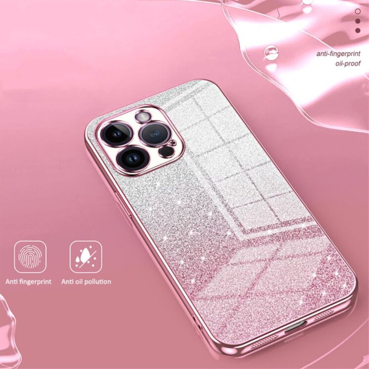 Защитный чехол Deexe Sparkles Cover для Apple iPhone 14 Pro Max - Silver: фото 3 из 7