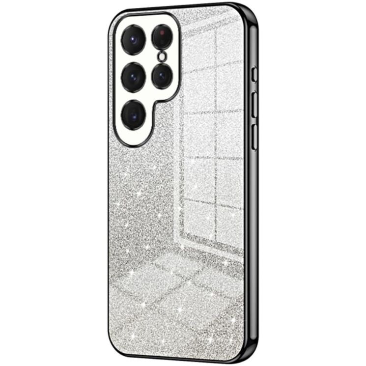 Защитный чехол Deexe Sparkles Cover для Samsung Galaxy S24 Ultra - Black: фото 1 из 7