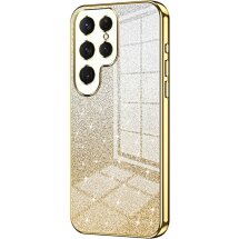 Защитный чехол Deexe Sparkles Cover для Samsung Galaxy S26 Ultra - Gold: фото 1 из 6