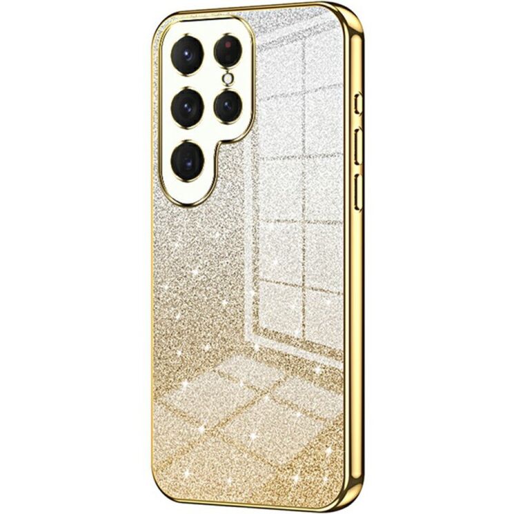 Защитный чехол Deexe Sparkles Cover для Samsung Galaxy S26 Ultra - Gold: фото 1 из 6