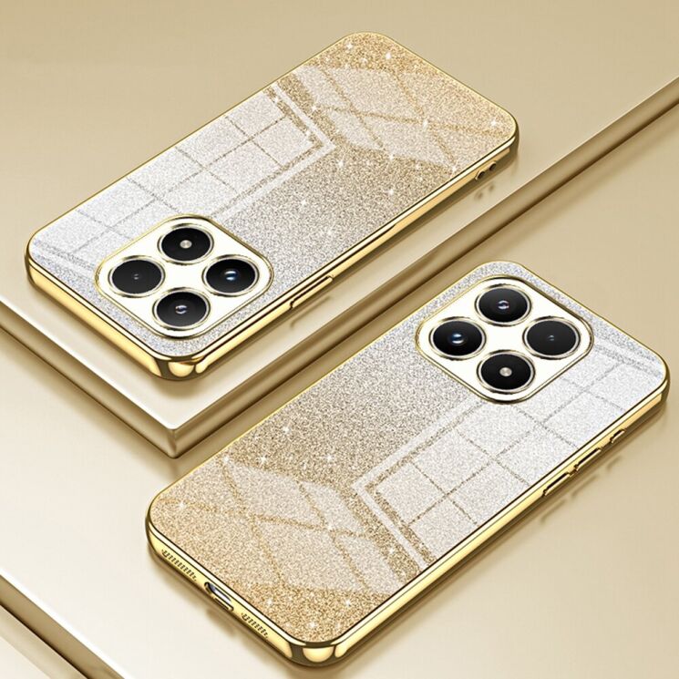Захисний чохол Deexe Sparkles Cover для Xiaomi 17 - Gold (390646F) Захисний чохол Deexe Sparkles Cover для Xiaomi 17 - Gold: фото 2 з 7