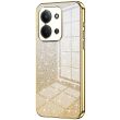 Защитный чехол Deexe Sparkles Cover для Xiaomi Redmi 15C / Poco C85 - Gold (386166F)