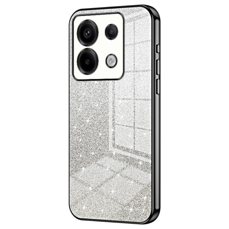 Защитный чехол Deexe Sparkles Cover для Xiaomi Redmi Note 13 Pro 5G / Poco X6 - Black: фото 1 из 7