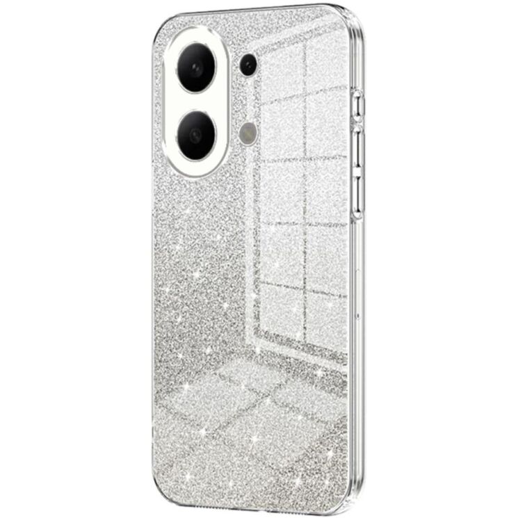 Защитный чехол Deexe Sparkles Cover для Xiaomi Redmi Note 13 - Transparent: фото 1 из 7