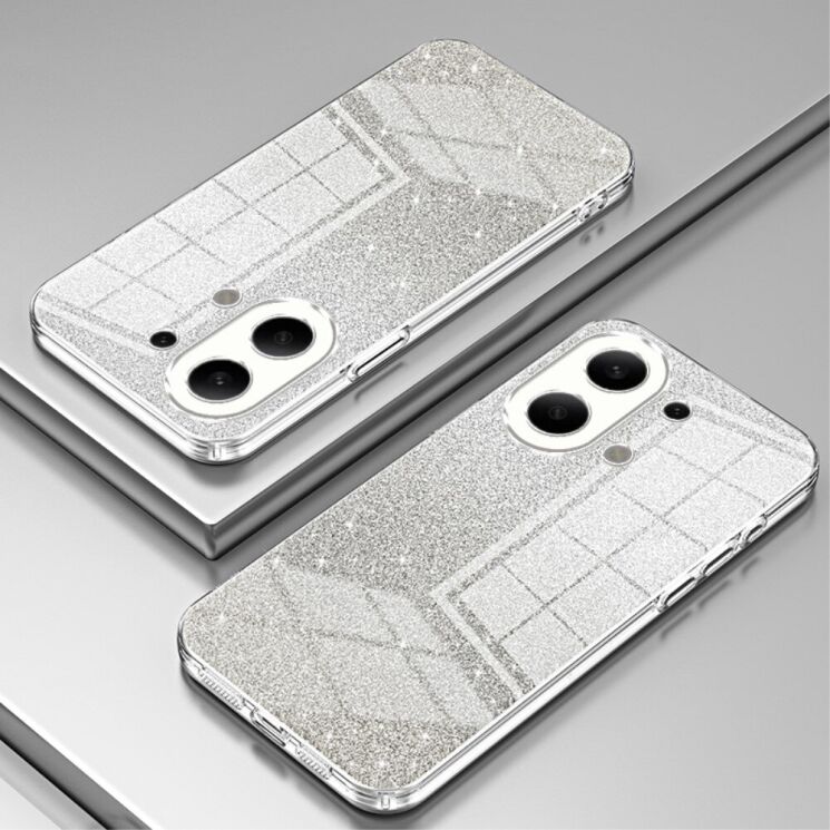Защитный чехол Deexe Sparkles Cover для Xiaomi Redmi Note 13 - Transparent: фото 2 из 7