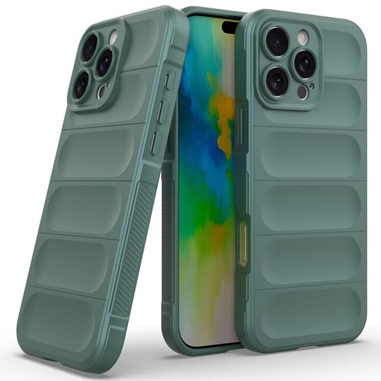 Защитный чехол Deexe Terra Case для Apple iPhone 16 Pro - Green: фото 2 из 7