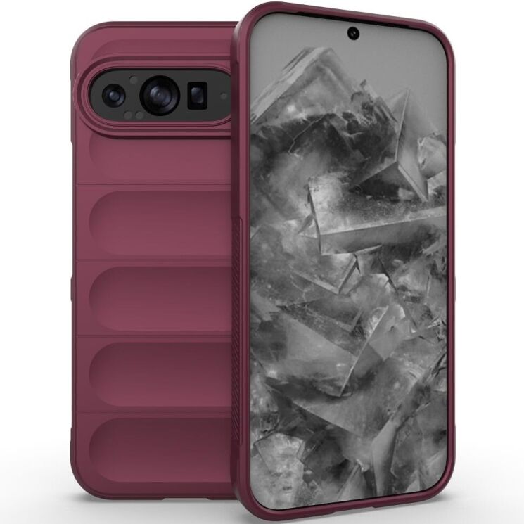 Захисний чохол Deexe Terra Case для Google Pixel 9 Pro XL - Wine Red: фото 1 з 7