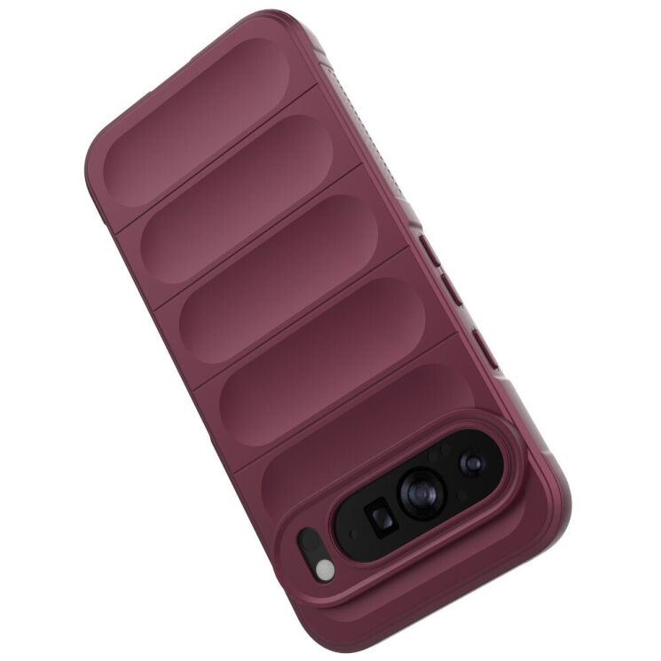 Захисний чохол Deexe Terra Case для Google Pixel 9 Pro XL - Wine Red: фото 2 з 7