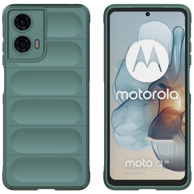 Защитный чехол Deexe Terra Case для Motorola Moto G24 Power - Green: фото 1 из 5