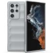 Защитный чехол Deexe Terra Case для Samsung Galaxy S22 Ultra (S908) - Light Grey (298415LH)