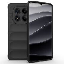 Защитный чехол Deexe Terra Case для Xiaomi Redmi Note 14 Pro - Black: фото 1 из 6