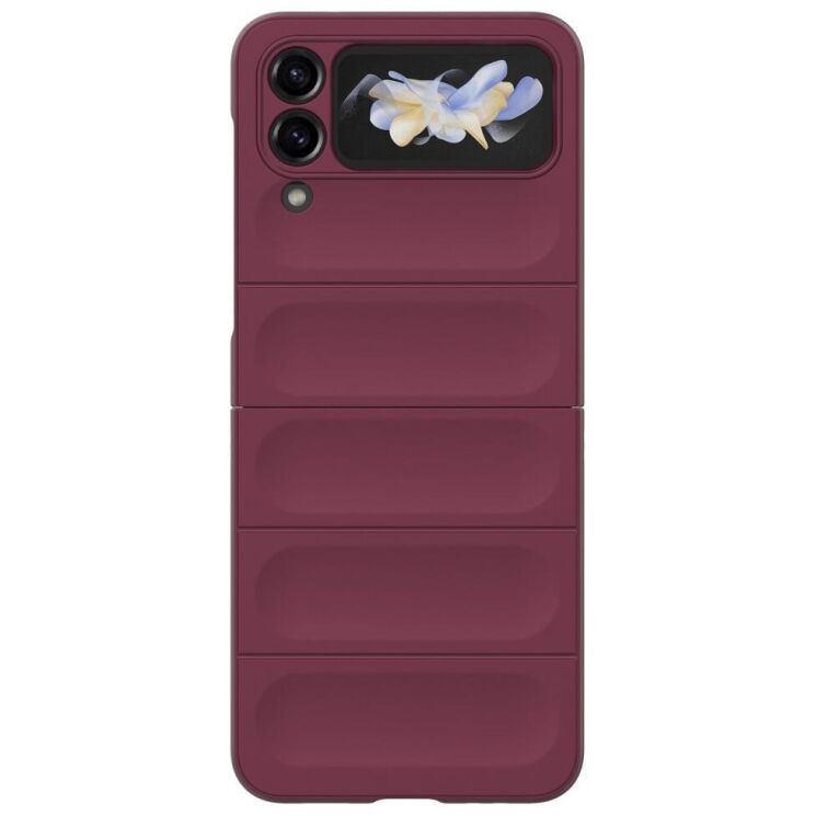 Защитный чехол Deexe Terra Case (FF) для Samsung Galaxy Flip 4 - Wine Red: фото 2 из 13