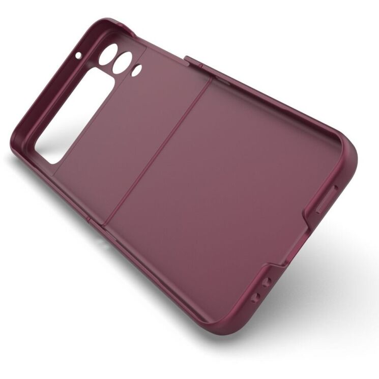 Защитный чехол Deexe Terra Case (FF) для Samsung Galaxy Flip 4 - Wine Red: фото 4 из 13