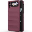 Защитный чехол Deexe Terra Case (FF) для Samsung Galaxy Flip 4 - Wine Red (302267WR)