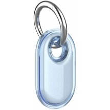Защитный чехол Deexe Waterproof Crystal для Samsung Galaxy SmartTag 2 - Transparent Blue: фото 1 из 6