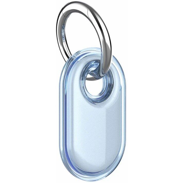 Защитный чехол Deexe Waterproof Crystal для Samsung Galaxy SmartTag 2 - Transparent Blue: фото 1 из 6