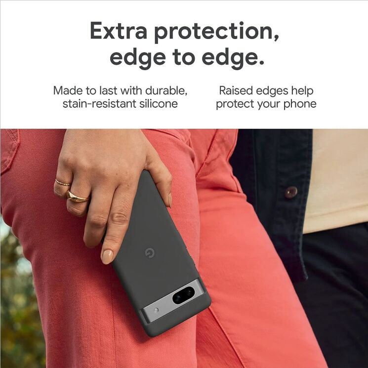 Защитный чехол Durable Protection Case для Google Pixel 7a - Charcoal: фото 6 из 7