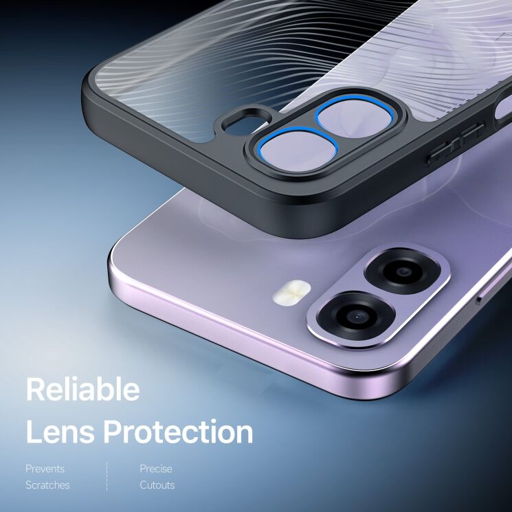 Захисний чохол DUX DUCIS Aimo Series для OPPO A6x - Black: фото 7 з 11