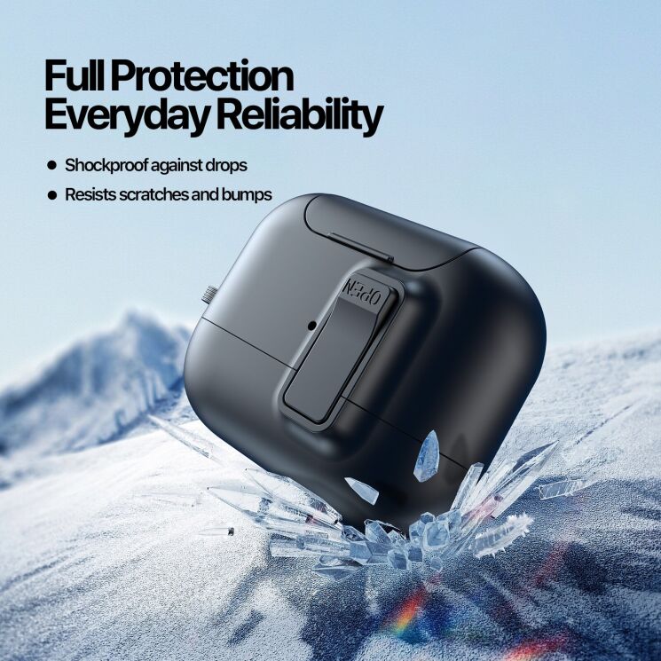 Захисний чохол DUX DUCIS PECQ Series для Apple AirPods Pro 2 - White: фото 12 з 16