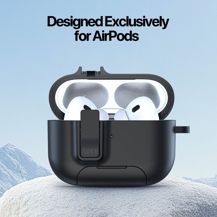 Захисний чохол DUX DUCIS PECQ Series для Apple AirPods Pro 2 - White: фото 6 з 16