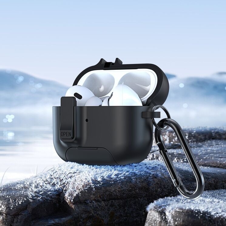 Захисний чохол DUX DUCIS PECQ Series для Apple AirPods Pro 2 - White: фото 15 з 16