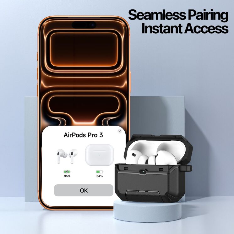 Защитный чехол DUX DUCIS PECS Series для AirPods Pro 2 - Blue: фото 11 из 13