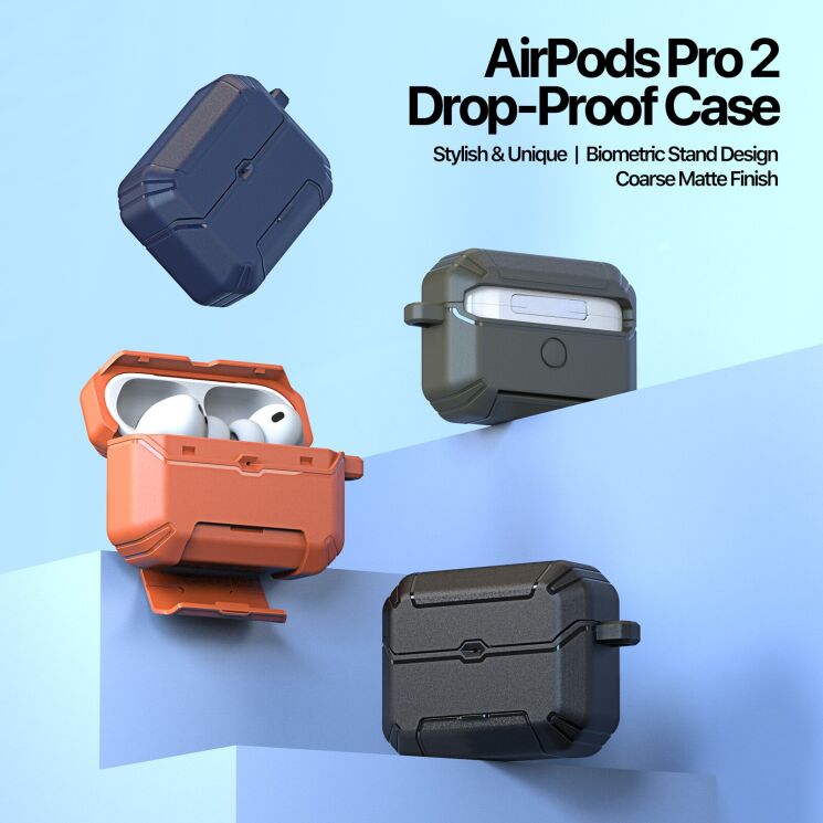 Защитный чехол DUX DUCIS PECS Series для AirPods Pro 2 - Blue: фото 4 из 13