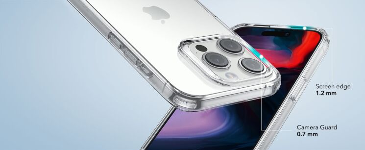 Защитный чехол ESR Project Zero для Apple iPhone 15 Pro Max - Clear: фото 4 из 6