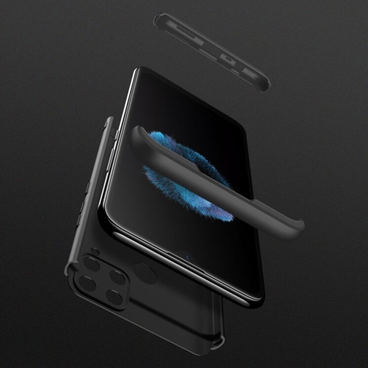 Защитный чехол GKK Double Dip Case для Realme C15 - Black: фото 4 из 12