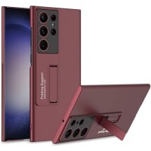 Защитный чехол GKK UltraThin Bracket Shell для Samsung Galaxy S24 Ultra (S928) - Red: фото 1 из 8
