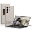 Защитный чехол GKK Wallet Case для Samsung Galaxy S24 Ultra (S928) - Grey (346966H)