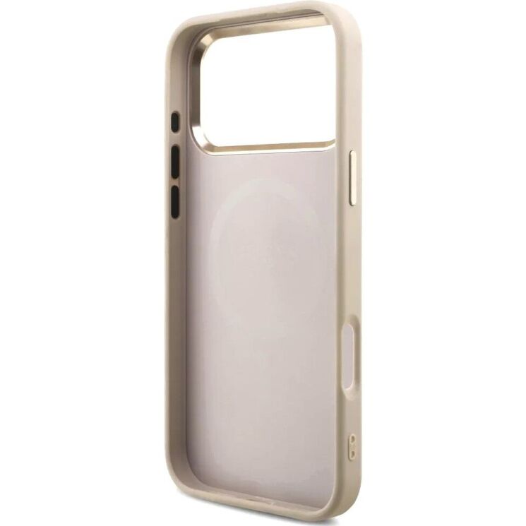 Защитный чехол Guess 4G Triangle Logo MagSafe для iPhone 18 Pro Max / 17 Pro Max (GUHMP18XP4GTDGMP) - Rose Gold: фото 6 из 7