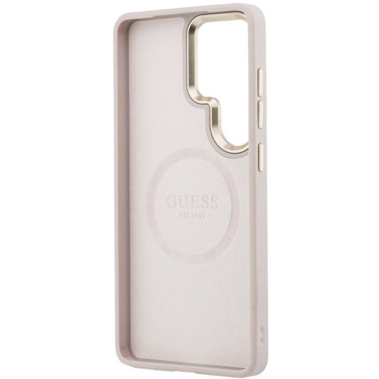 Захисний чохол Guess Saffiano Peony Embossed Ring MagSafe для Samsung Galaxy S26 Ultra (S948) GUHMS26LPSAMSECP - Pink (408542P) Захисний чохол Guess Saffiano Peony Embossed Ring MagSafe для Samsung Galaxy S26 Ultra (S948) GUHMS26LPSAMSECP - Pink: фото 7 з 9
