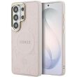 Захисний чохол Guess Saffiano Peony Embossed Ring MagSafe для Samsung Galaxy S26 Ultra (S948) GUHMS26LPSAMSECP - Pink (408542P)
