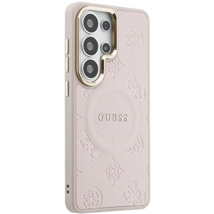 Захисний чохол Guess Saffiano Peony Embossed Ring MagSafe для Samsung Galaxy S26 Ultra (S948) GUHMS26LPSAMSECP - Pink (408542P) Захисний чохол Guess Saffiano Peony Embossed Ring MagSafe для Samsung Galaxy S26 Ultra (S948) GUHMS26LPSAMSECP - Pink: фото 4 з 9