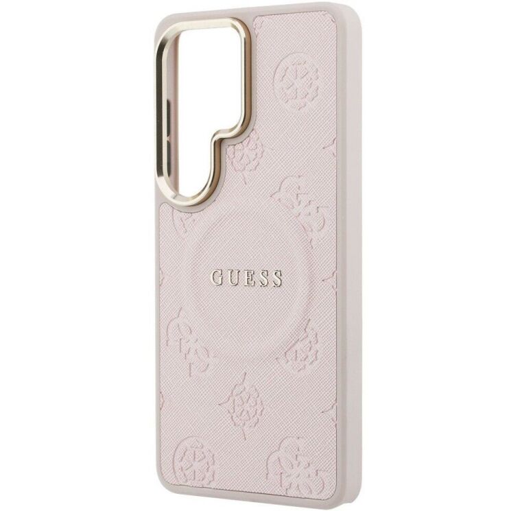 Захисний чохол Guess Saffiano Peony Embossed Ring MagSafe для Samsung Galaxy S26 Ultra (S948) GUHMS26LPSAMSECP - Pink (408542P) Захисний чохол Guess Saffiano Peony Embossed Ring MagSafe для Samsung Galaxy S26 Ultra (S948) GUHMS26LPSAMSECP - Pink: фото 6 з 9