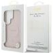 Захисний чохол Guess Saffiano Peony Embossed Ring MagSafe для Samsung Galaxy S26 Ultra (S948) GUHMS26LPSAMSECP - Pink (408542P). Фото 8 з 9