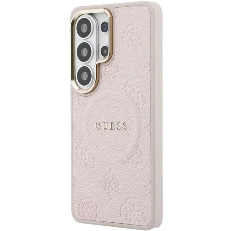 Захисний чохол Guess Saffiano Peony Embossed Ring MagSafe для Samsung Galaxy S26 Ultra (S948) GUHMS26LPSAMSECP - Pink (408542P) Захисний чохол Guess Saffiano Peony Embossed Ring MagSafe для Samsung Galaxy S26 Ultra (S948) GUHMS26LPSAMSECP - Pink: фото 3 з 9