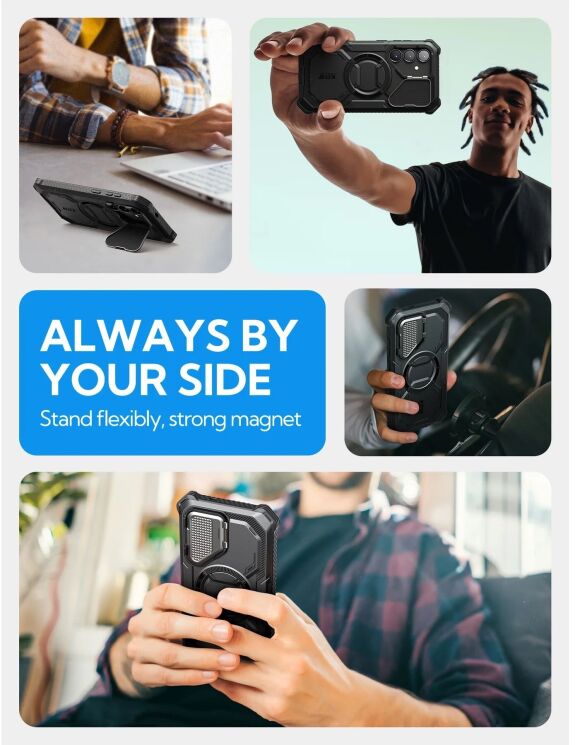 Защитный чехол i-Blason Armorbox Mag by Supcase для Samsung Galaxy S25 (S931) 843439156340 - Black: фото 12 из 12