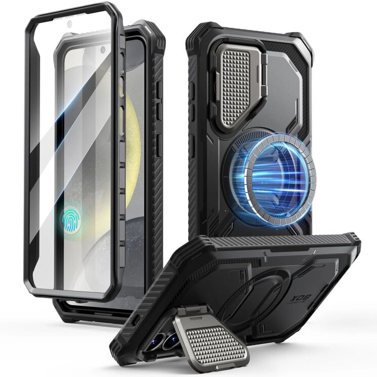 Защитный чехол i-Blason Armorbox Mag by Supcase для Samsung Galaxy S25 (S931) 843439156340 - Black: фото 1 из 12