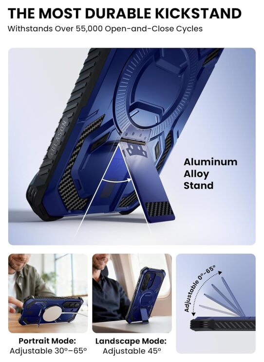 Защитный чехол i-Blason Armorbox MagSafe by Supcase для Samsung Galaxy S26 (S942) 843439160972 - Cobalt: фото 5 из 10