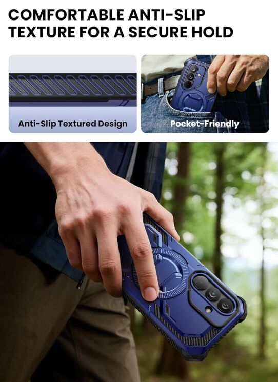 Защитный чехол i-Blason Armorbox MagSafe by Supcase для Samsung Galaxy S26 (S942) 843439160972 - Cobalt: фото 10 из 10