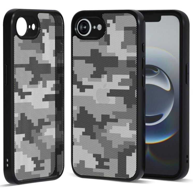 Захисний чохол IBMRS Military для Apple iPhone 16e - Grid Camouflage: фото 1 з 7
