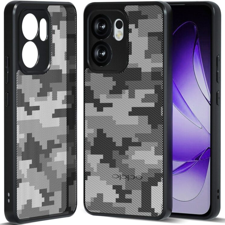 Захисний чохол IBMRS Military для OPPO Reno 14 F/FS - Grid Camouflage: фото 1 з 9