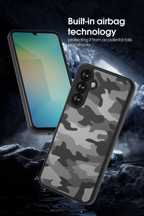 Защитный чехол IBMRS Military для Samsung Galaxy S25 FE (S731) - Artistic Camouflage: фото 5 из 9