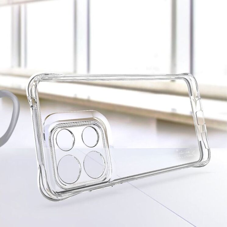 Защитный чехол IMAK Airbag MAX Case для Motorola Moto G15 - Transparent: фото 5 из 8